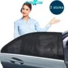 CUBEXCOM® Auto Zonnescherm, Autoraamschaduwen Voor Baby, Kinderen, Volwassenen En Huisdieren, 2 STUKS, Autoruit Zonwering, Universele Zonnescherm Zonnewering, Auto Klamboe Gordijn, UV Zonbescherming Protectie, Anti-Verblinding