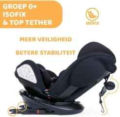 Chicco Autostoel Unico PLUS - Groep 0 1 2 3 - Isofix Bevestiging -Verstelbare Hoofdsteun - Zwart -Lionelo Winkel 1200x1171