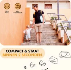 Deryan Baby Luxe Campingbedje – Inclusief Zelfopblaasbare Matras - Blue -Lionelo Winkel 1200x1180 20