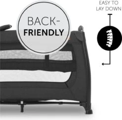 Hauck Play N Relax Center Campingbedje - Zwart -Lionelo Winkel 1200x1181 13