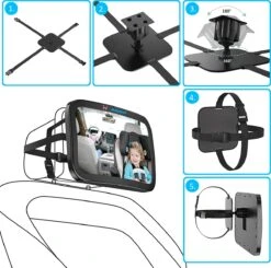 Adabol Autospiegel Baby – Achteruitkijkspiegel – Veiligheid – Baby Autospiegel – Kinderspiegel – Baby On Board 14 Adabol Autospiegel Baby – Achteruitkijkspiegel – Veiligheid – Baby Autospiegel – Kinderspiegel – Baby On Board -Lionelo Winkel 1200x1191 6