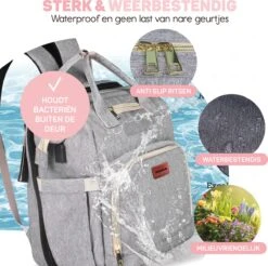 Vulpes BabyCare® Luiertas Rugzak - Luiertassen Met Babybed - Grote Luiertas Met Wieg- Luiertas Verzorgingstas Met Babybedje - Verzorgingsrugzak - Grijs 24 Vulpes BabyCare® Luiertas Rugzak - Luiertassen Met Babybed - Grote Luiertas Met Wieg- Luiertas Verzorgingstas Met Babybedje - Verzorgingsrugzak - Grijs -Lionelo Winkel 1200x1193 2