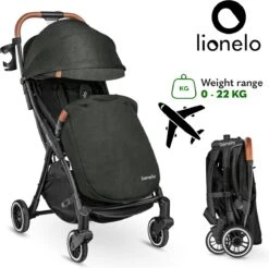 Lionelo Buggy Julie One - Kinderwagen Premium - Automatisch Opvouwen - Wandelwagen Tot 22 Kg - Comfortabele Zitje -Lionelo Winkel 1200x1194 4