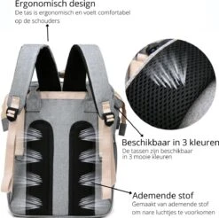 Luiertas - Babyrugtas - Luiertas Met Isoleervak - Luiertas Rugzak - Luiertas Verzorgingstas - Luiertas Groen -Lionelo Winkel 1200x1196 5