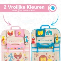 Merkloos Bablue Autostoel Organizer Voor Kinderen - Roze - Veel Verschillende Vakjes - Leuke Vormgeving - Autostoel Beschermer Voor Kinderen - Auto Organizer Kind - Reistafel Voor Kinderen - Auto Organizer Kinderen - Autostoel Tafeltje Kind -Lionelo Winkel 1200x1200 1048