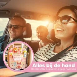 Merkloos Bablue Autostoel Organizer Voor Kinderen - Roze - Veel Verschillende Vakjes - Leuke Vormgeving - Autostoel Beschermer Voor Kinderen - Auto Organizer Kind - Reistafel Voor Kinderen - Auto Organizer Kinderen - Autostoel Tafeltje Kind -Lionelo Winkel 1200x1200 1050