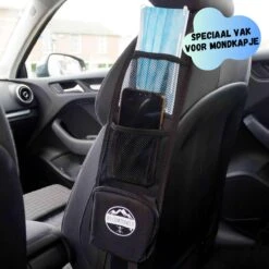 Reismonkey Auto Organizer – Auto Accessories – Voor Telefoon - Autostoel Organizer – Zwart – Auto Portemonnee -Lionelo Winkel 1200x1200 1076