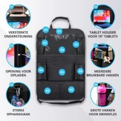 Merkloos Luxe En Stevige Autostoel Organizer Met Tablethouder – Auto Organizer – Auto/Accessoires/Bescherming – 45*65cm – Zwart - 1 Stuk 10 Merkloos Luxe En Stevige Autostoel Organizer Met Tablethouder – Auto Organizer – Auto/Accessoires/Bescherming – 45*65cm – Zwart - 1 Stuk -Lionelo Winkel 1200x1200 1089