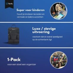 Tenify Premium Luxe & Stevige Auto Organizer Met Tablet Houder - 1 Stuk - Extra Opbergruimte - Beschermer - Autostoel – Accessories -Lionelo Winkel 1200x1200 1142