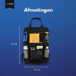 Tenify Premium Luxe & Stevige Auto Organizer Met Tablet Houder - 1 Stuk - Extra Opbergruimte - Beschermer - Autostoel – Accessories -Lionelo Winkel 1200x1200 1147