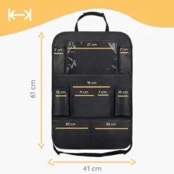Merkloos Autostoel Organizer Met Tablet Houder - Universele Autostoel Beschermer - Autostoel Hoes Voor Kinderen -Lionelo Winkel 1200x1200 1165