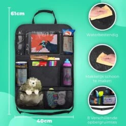 Essential Goods Autostoel Organizer - Inclusief IPadhouder - Opbergtas Auto - Multifunctioneel - Autostoelaccessoires 2 Stuks -Lionelo Winkel 1200x1200 1172