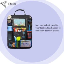Luxe Autostoel Organizer - Met Tablet Of IPad Vak - Organizer Voor In De Auto - Kind - Kids - Geschikt Voor IPad Of Tablet - Nieuw! - Vakantie - 10 Vakken - Voor Kinderen - Car Organizer - 2021 Uitvoering! Auto Organizer - Nieuw! -Lionelo Winkel 1200x1200 1186