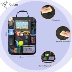 Luxe Autostoel Organizer - Met Tablet Of IPad Vak - Organizer Voor In De Auto - Kind - Kids - Geschikt Voor IPad Of Tablet - Nieuw! - Vakantie - 10 Vakken - Voor Kinderen - Car Organizer - 2021 Uitvoering! Auto Organizer - Nieuw! -Lionelo Winkel 1200x1200 1188