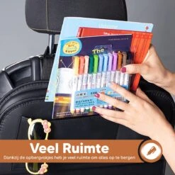 Bablue Autostoel Organizer - Zwart - 1 Stuks - Stevig PU Leer - Met Uitklapbare Tafel - Auto Organizer - Auto Accessories Interieur - Autostoel Organizer Tablet Houder - Autostoel Beschermer -Lionelo Winkel 1200x1200 1192