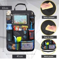 YONO Autostoel Organizer Met Tablet Houder - Auto Stoel Beschermer Achterkant - Bekerhouder En Accessoires Voor Kinderen - 2 Stuks -Lionelo Winkel 1200x1200 1233