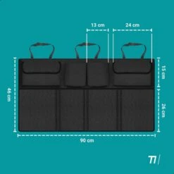 TIKKENS® Auto Organizer Kofferbak - Autostoel Organizer - Koffer Organizer - Zwart - Universeel -Lionelo Winkel 1200x1200 1242