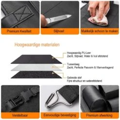 Luxe Auto Organizer Met Tablet Houder Autostoel Organiser Ipadhouder Voor Kinderen – Zwart -Lionelo Winkel 1200x1200 1256