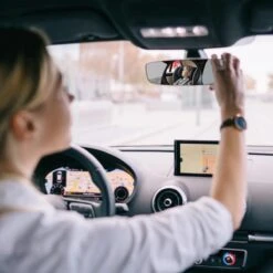 LOUZIR Achterbank Autospiegel - Baby & Kinderen Auto Spiegel – Babyspiegel - Zwart -Lionelo Winkel 1200x1200 1280