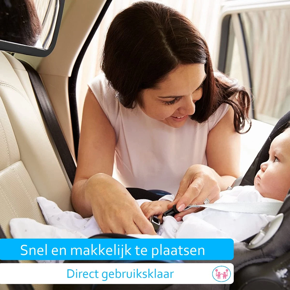 Adabol Autospiegel Baby – Achteruitkijkspiegel – Veiligheid – Baby Autospiegel – Kinderspiegel – Baby On Board 6 Adabol Autospiegel Baby – Achteruitkijkspiegel – Veiligheid – Baby Autospiegel – Kinderspiegel – Baby On Board - Afbeelding 6