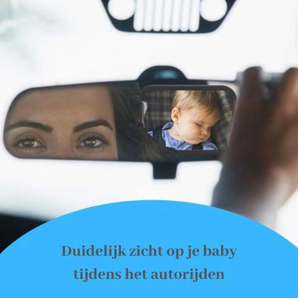 Baby Autospiegel - Maxi Cosi Spiegel - Baby Spiegel Auto - Achterbank Spiegel - Veiligheidsspiegel 8 Baby Autospiegel - Maxi Cosi Spiegel - Baby Spiegel Auto - Achterbank Spiegel - Veiligheidsspiegel - Afbeelding 8