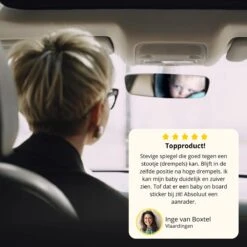 Autospiegel Baby Met Autosticker - Baby Spiegel Auto - Achteruitkijkspiegel - Baby Autospiegel - Verstelbaar -Lionelo Winkel 1200x1200 1303