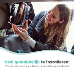 Autospiegel Baby - Verstelbare Achteruitkijkspiegel - Babyspiegel Voor Achterbank - Baby On Board Met Zuignap -Lionelo Winkel 1200x1200 1315