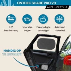 ALFA LIFESTYLE® Statische Zonneschermen - SHADE PRO V3 – Zwart Transparant Zonnescherm – UV Protectie Bescherming - Zonwering Auto - 2 Stuks 12 ALFA LIFESTYLE® Statische Zonneschermen - SHADE PRO V3 – Zwart Transparant Zonnescherm – UV Protectie Bescherming - Zonwering Auto - 2 Stuks -Lionelo Winkel 1200x1200 1333