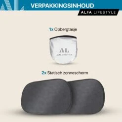 ALFA LIFESTYLE® Statische Zonneschermen - SHADE PRO V3 – Zwart Transparant Zonnescherm – UV Protectie Bescherming - Zonwering Auto - 2 Stuks 16 ALFA LIFESTYLE® Statische Zonneschermen - SHADE PRO V3 – Zwart Transparant Zonnescherm – UV Protectie Bescherming - Zonwering Auto - 2 Stuks -Lionelo Winkel 1200x1200 1337