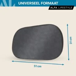 ALFA LIFESTYLE® Statische Zonneschermen - SHADE PRO V3 – Zwart Transparant Zonnescherm – UV Protectie Bescherming - Zonwering Auto - 2 Stuks 17 ALFA LIFESTYLE® Statische Zonneschermen - SHADE PRO V3 – Zwart Transparant Zonnescherm – UV Protectie Bescherming - Zonwering Auto - 2 Stuks -Lionelo Winkel 1200x1200 1338