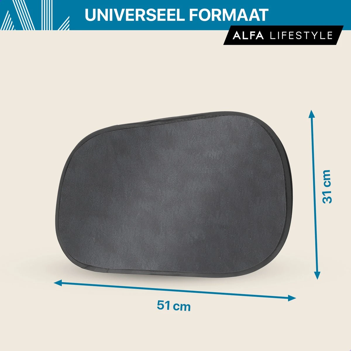 ALFA LIFESTYLE® Statische Zonneschermen - SHADE PRO V3 – Zwart Transparant Zonnescherm – UV Protectie Bescherming - Zonwering Auto - 2 Stuks 9 ALFA LIFESTYLE® Statische Zonneschermen - SHADE PRO V3 – Zwart Transparant Zonnescherm – UV Protectie Bescherming - Zonwering Auto - 2 Stuks - Afbeelding 9