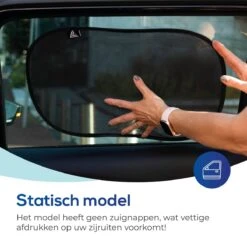 Lifestyle Living Zonnescherm Auto Zijruit – Zonwering Voor Baby En Kind – Zonder Zuignappen – UV Protectie – 2 Stuks – 51 X 31CM – Statisch - Zelfklevend -Lionelo Winkel 1200x1200 1378