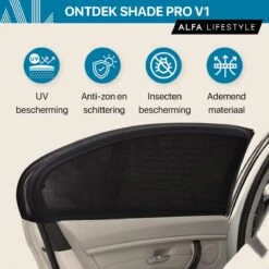 ALFA LIFESTYLE® Luxe Zonneschermen Auto - SHADE PRO V1 - UV Protectie Bescherming - 2 Stuks -Lionelo Winkel 1200x1200 1396