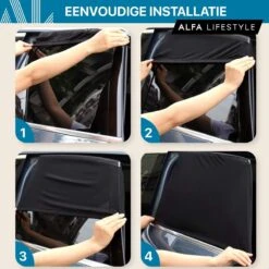 ALFA LIFESTYLE® Luxe Zonneschermen Auto - SHADE PRO V1 - UV Protectie Bescherming - 2 Stuks -Lionelo Winkel 1200x1200 1401