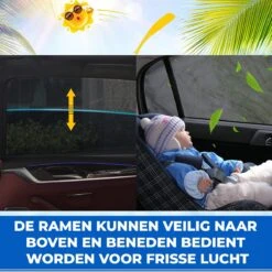 Nince Zonnescherm Auto Zijraam - Overtrek - Set Van 2 Extra Donker 12 Nince Zonnescherm Auto Zijraam - Overtrek - Set Van 2 Extra Donker -Lionelo Winkel 1200x1200 1419