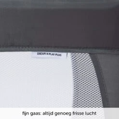 Hauck Dream N Play Plus Campingbedje Set - Met Matras En Muggennet - Grijs -Lionelo Winkel 1200x1200 1544