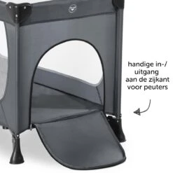 Hauck Dream N Play Plus Campingbedje Set - Met Matras En Muggennet - Grijs -Lionelo Winkel 1200x1200 1545