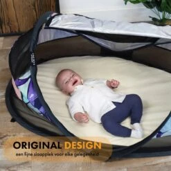 Deryan Baby Luxe Campingbedje – Inclusief Zelfopblaasbare Matras - Story 11 Deryan Baby Luxe Campingbedje – Inclusief Zelfopblaasbare Matras - Story -Lionelo Winkel 1200x1200 1627