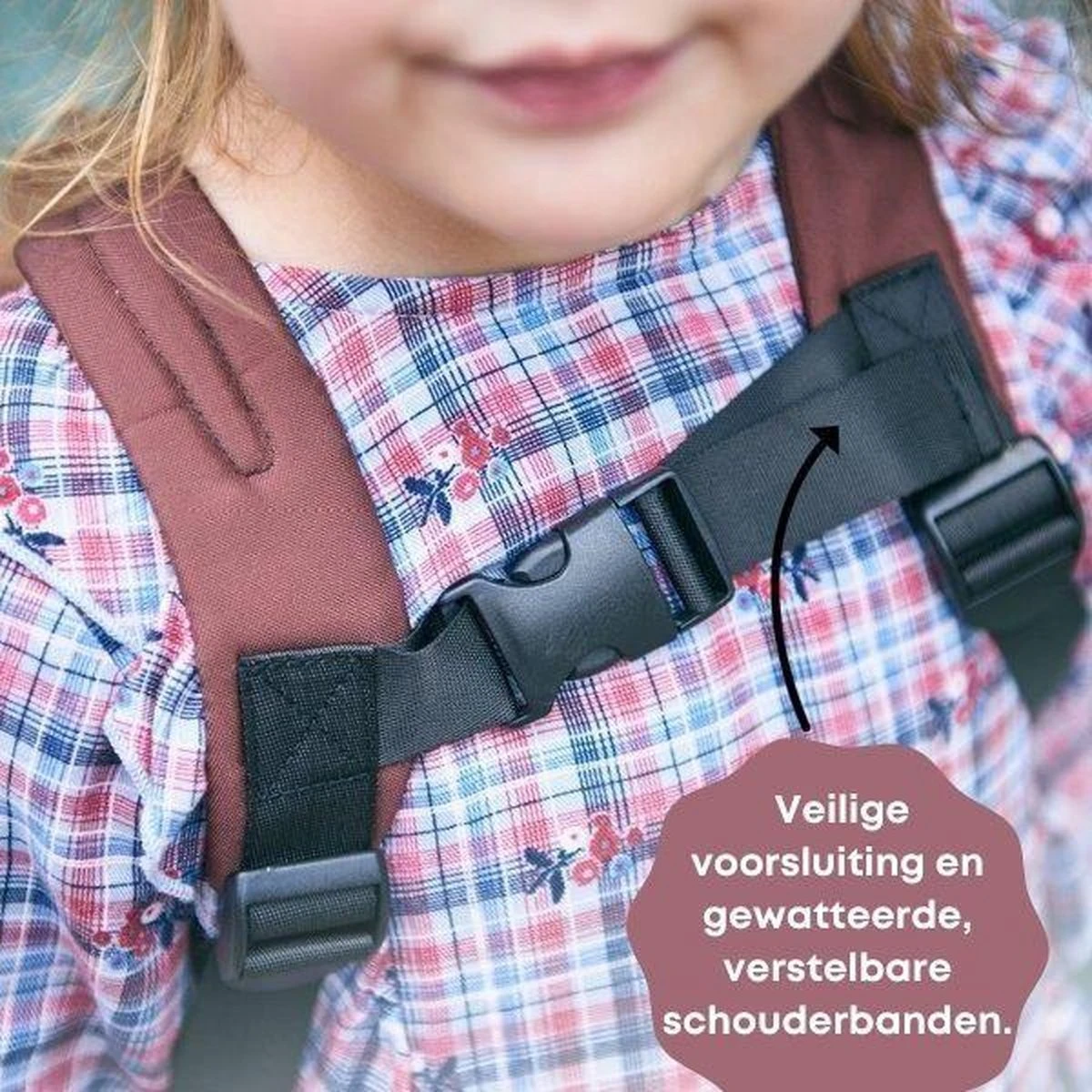Kindertuigje Met Looplijn - Rugzak Voor Peuter & Kleuter - Tuigje Kind - Rugzaktuigje - Beer 2 Kindertuigje Met Looplijn - Rugzak Voor Peuter & Kleuter - Tuigje Kind - Rugzaktuigje - Beer - Afbeelding 2