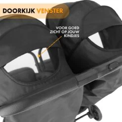 Deryan Luxe Rolo X2 Dubbele Buggy - Duo Buggy - Zwart -Lionelo Winkel 1200x1200 192