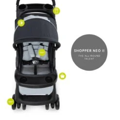 Hauck Shopper Neo II Buggy - Caviar/Silver -Lionelo Winkel 1200x1200 207