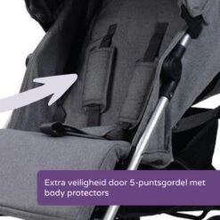 Prénatal Luxe Buggy – Kinderwagen Met Boodschappenmand En Zonneklep - Verstelbare Wandelwagen – Inklapbaar Met 1 Hand - Plooibuggy Grijs -Lionelo Winkel 1200x1200 235