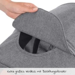 Hauck UpTown Buggy - Met één Hand Opvouwbaar - Grijs -Lionelo Winkel 1200x1200 361