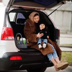 Relaxdays Luiertas Baby - Verzorgingstas Vilt - Organizer Luiers - Uitneembare Schotjes - Lichtgrijs -Lionelo Winkel 1200x1200 518