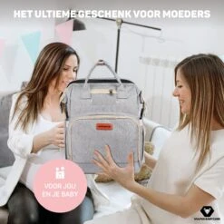 Vulpes BabyCare® Luiertas Rugzak - Luiertassen Met Babybed - Grote Luiertas Met Wieg- Luiertas Verzorgingstas Met Babybedje - Verzorgingsrugzak - Grijs 21 Vulpes BabyCare® Luiertas Rugzak - Luiertassen Met Babybed - Grote Luiertas Met Wieg- Luiertas Verzorgingstas Met Babybedje - Verzorgingsrugzak - Grijs -Lionelo Winkel 1200x1200 528
