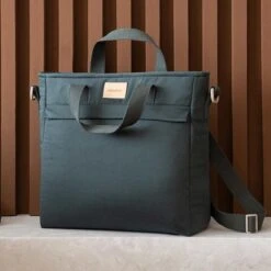 Nobodinoz Baby On The Go Luiertas Rugzak Carbon Blue -Lionelo Winkel 1200x1200 579