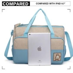 Miss Lulu Luiertas - 5-delige Verzorgingstas Set - Lichtblauw (9026 BE) -Lionelo Winkel 1200x1200 619