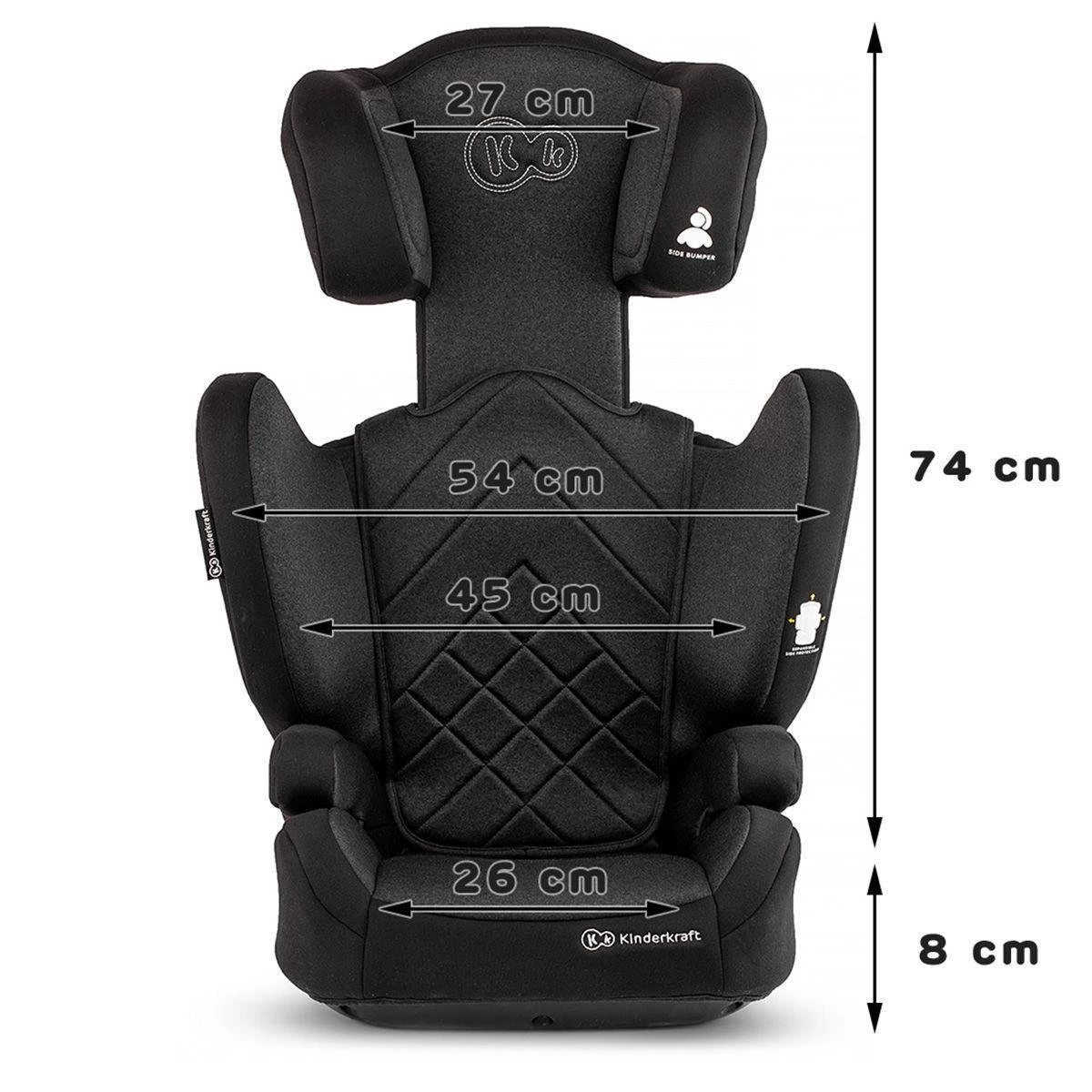 Kinderkraft Xpand Black 15-36 Kg Isofix Autostoel XPANBLK 7 Kinderkraft Xpand Black 15-36 Kg Isofix Autostoel XPANBLK - Afbeelding 7