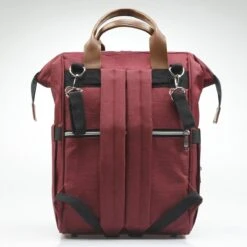 Periwinkle - Luiertassen - Waterproof Baby Verzorgingstas - Baby Rugzak - Luiertas - Verzorgingstas - Linnen - Bordeaux -Lionelo Winkel 1200x1200 629