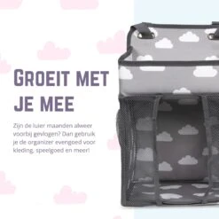 Casteleyn - Luier Organizer - Luiertas - Commodemandjes - Luierzak - Extra Ruim - Verstelbaar - Waterdicht - Wolkjes 14 Casteleyn - Luier Organizer - Luiertas - Commodemandjes - Luierzak - Extra Ruim - Verstelbaar - Waterdicht - Wolkjes -Lionelo Winkel 1200x1200 639